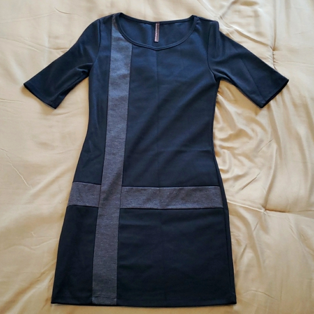 Black mini dress